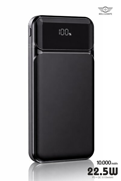 MELL & SWIPE Premium Hediyelik 22.5W Süper Hızlı Şarj 10.000 mAh Powerbank – ...