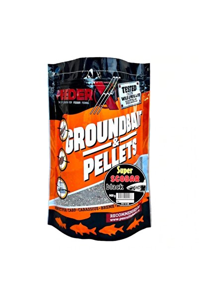 FeederX Nadă Super Scobar Neagră 900 g