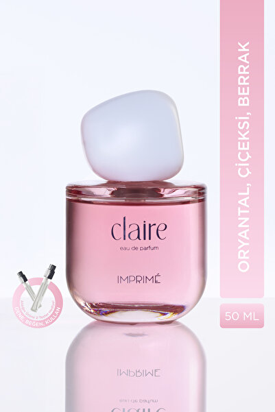 Imprime Claire EDP Kadın Parfüm 50ml | Oryantal & Çiçeksi | Mandalina, Yasemi...