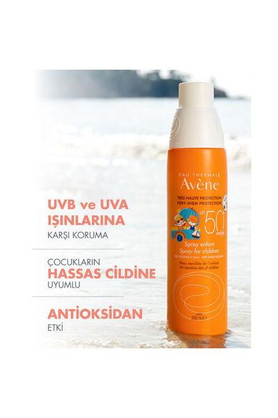 Avene Spf 50+ Spray Enfant 200 ml Çocuklar İçin Güneşten Korunma