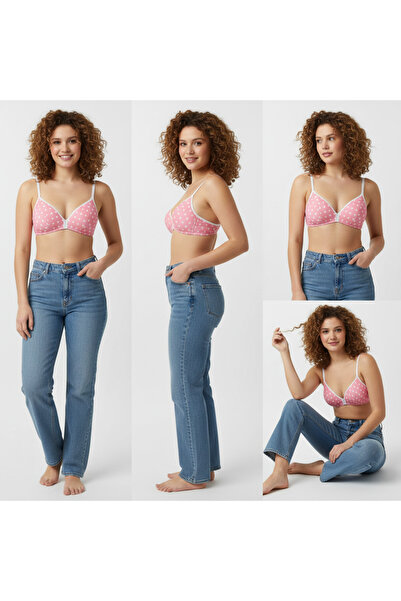 BONBON Women's Underwire-Free Non-Padded First Bra Bb2174