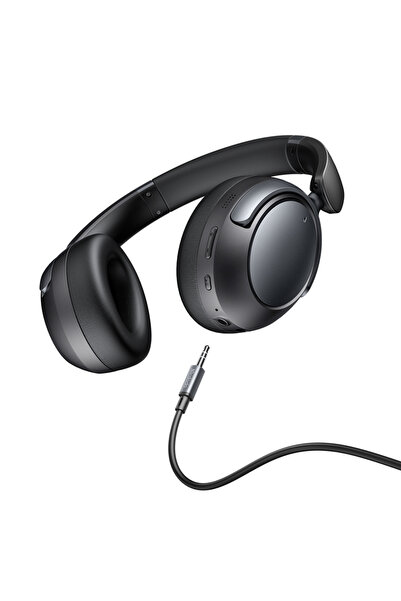 Mcdodo T01 Series Wireless Headphones with Long-Lasting Active Noise Cancellation Spatial Audio Mic Fast Charging Over-Ear Design 70H Playtime Premium Comfort with Leather Ear Cushions