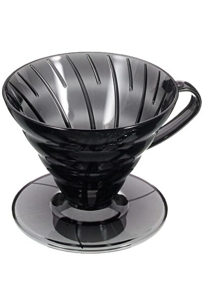 Hario V60 02 Siyah Şeffaf Plastik Dripper Ve 40'lı Filtre Kağıdı Seti
