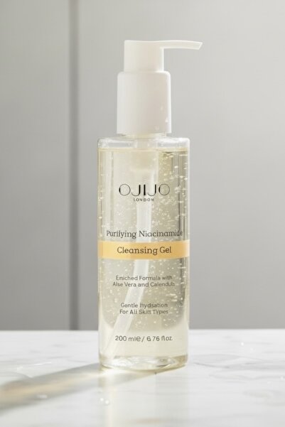 OJIJO LONDON جل تنظيف الوجه بالنياسيناميد 200 مل - جل غسول الوجه لجميع أنواع ...