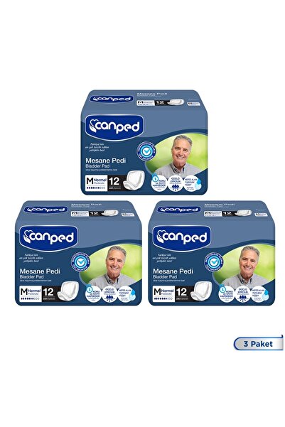 Canped Mesane Pedi Erkek 12 Li X 3 Adet
