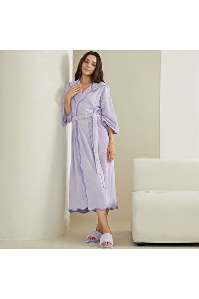 REEFI Wave Bathrobe Purple Heather - XL