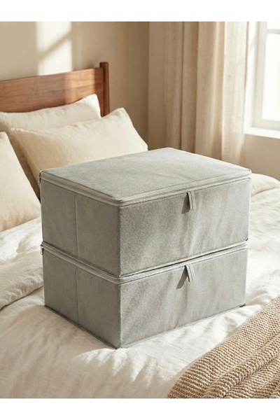 Venita Home 4-Piece Multi-Purpose Storage Box in Zipper Box Form, Closet Orga...