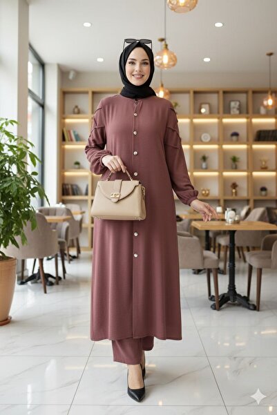 Genel Markalar AYROBİN KUMAŞ KADIN AYÇA TAKIM GÜL