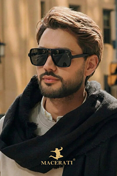 MACERATİ نظارات شمسية سوداء للجنسين