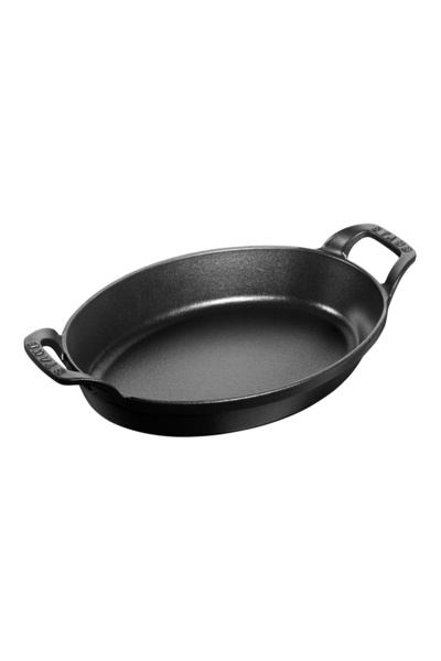 STAUB Cast Iron Sahan Oval 24 cm Black
