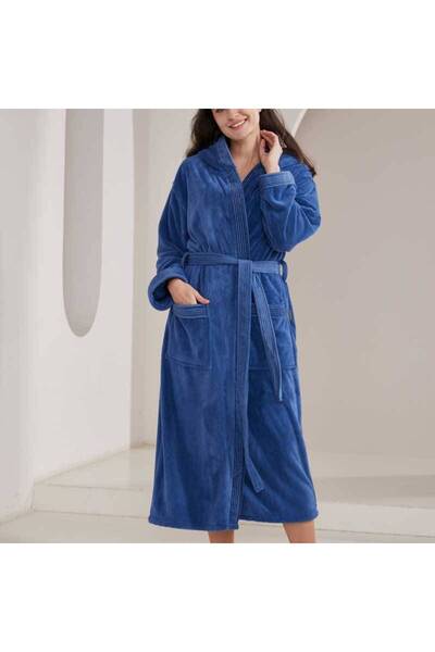 REEFI Modern bathrobe - blue - XS-S
