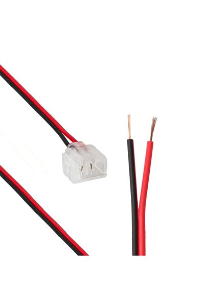 Powermaster PM-16735 2 Pin 6X12MM Tek Yönlü Iğneli Neon Soketi Konnektör Kabl...