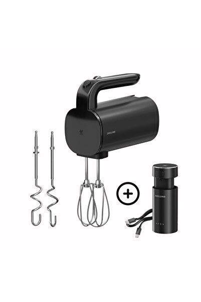 ZWILLING Xtend Kablosuz El Mikseri Başlangıç Seti Bataryalı Siyah