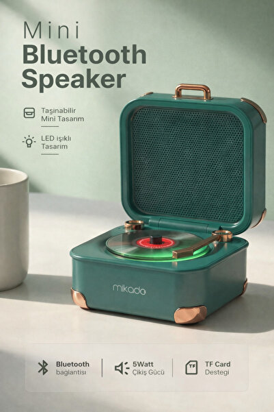 Teknoland Park Bluetooth Hoparlör Retro Nostalgia Tasarım Taşınabilir Müzik K...