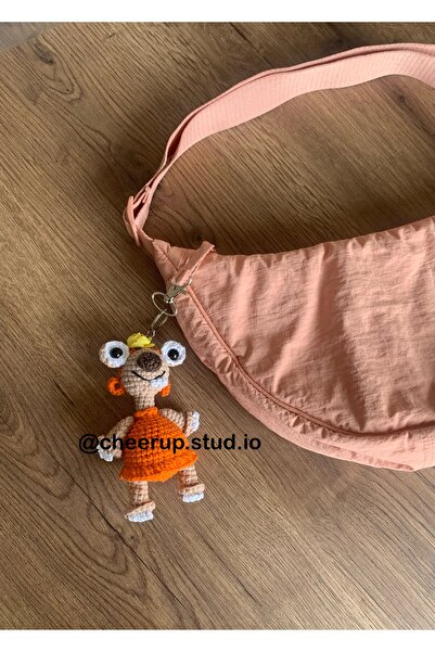 Handmade Cute Sid Brooke Keychain & Charm