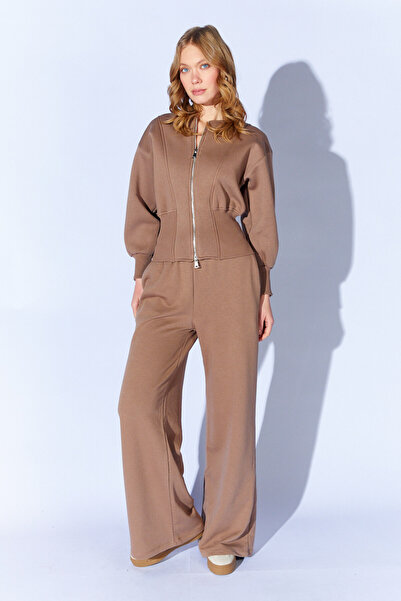EDITION WOMAN Trening Palazzo cu detaliu elastic la talie |   EK100689824