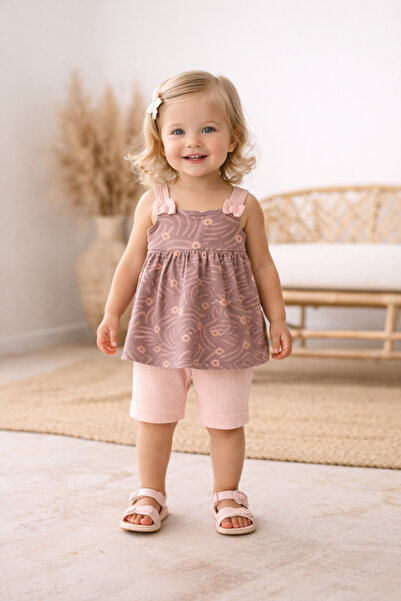 GMG Baby Hanging Shorts T-Shirt 2-Piece Set Purple