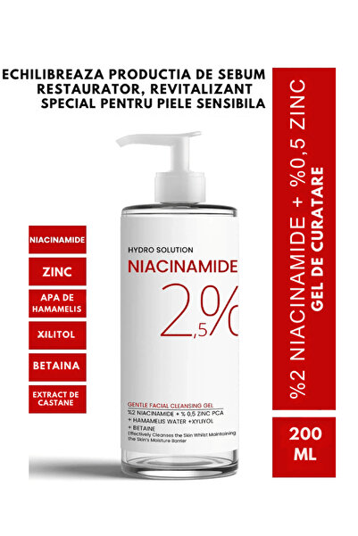 PROCSIN Hydro Solution 2% Niacinamide 0.5% Zinc Pca Cleansing Gel 200 ml