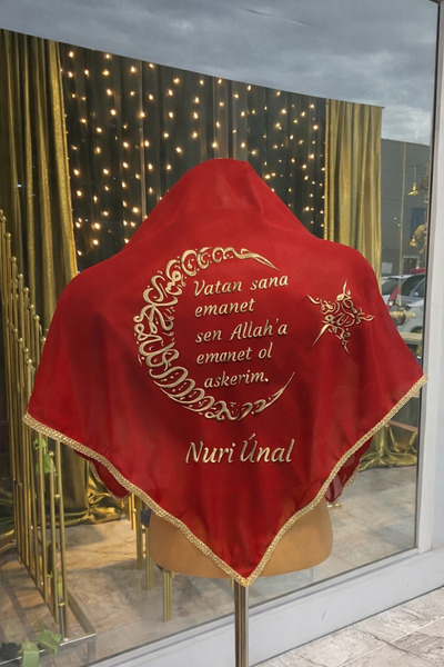 Kınamalzemecim Asker Şalı, Isimli Asker Şalı, Asker Duvagı, Asker Örtüsü