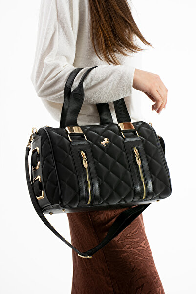 Çanta Trend Miami Polo Clup Γυναικεία τσάντα με λουράκι ώμου και λεπτομέρεια ...