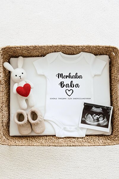 Astral Baby Kişiye Özel İsim Baskılı Zıbın – Hamilelik Sürpriz Duyuru Body (M...