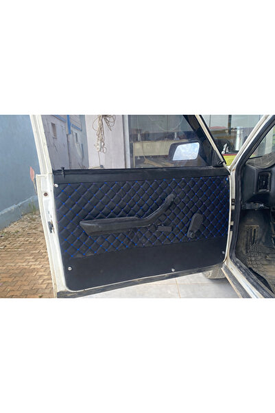 ncotodizayn Tofaş Kapı Kartonu Döşemesi Mavi dikişli kapitone Doğan Şahin Kartal