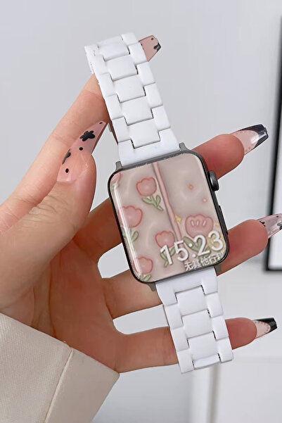 PSGT Reçine Saat Kayışı Watch Band 49/46/45/44mm Çelik Bilezik Serisi 10 9 8 ...