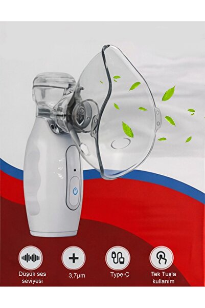 Life Net Medikal Taşınabilir Mesh Nebülizatör Hafif Taşınabilir Süper Sessiz,...