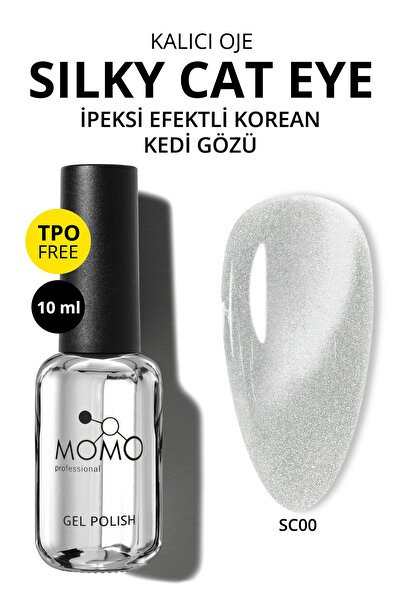 MOMO professional Korean Silky Cat Eye Gel Polish, Kedi Gözü Kalıcı Oje, SC00...