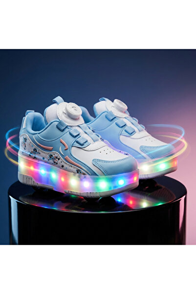LE STYLE DE MARIE Işıklı Paten Ayakkabı - Ortopedik Taban Çocuk Tekerlekli Ay...