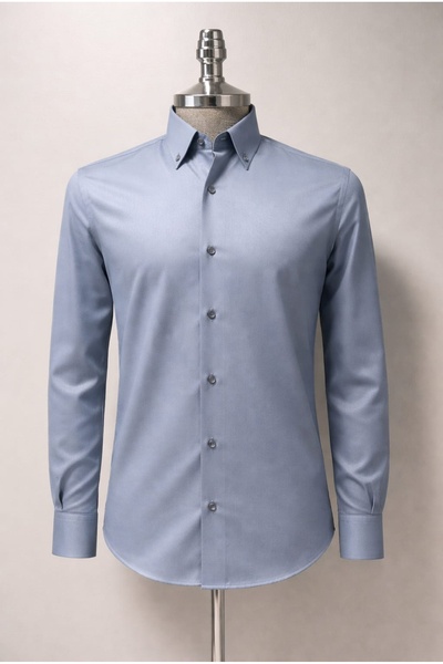 terzi ayhan Slim Fit Erkek Gömlek –Slimfit 1 beden büyük tercih ediniz.