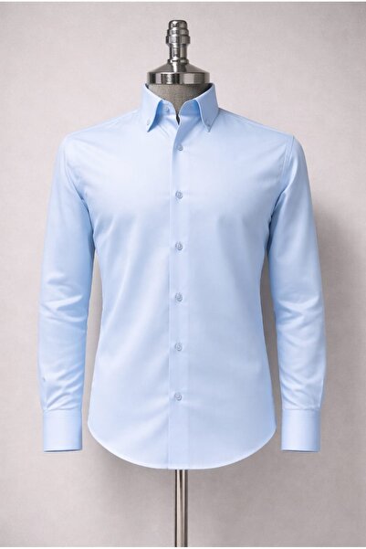 terzi ayhan Slim Fit Erkek Gömlek –Slimfit 1 beden büyük tercih ediniz.
