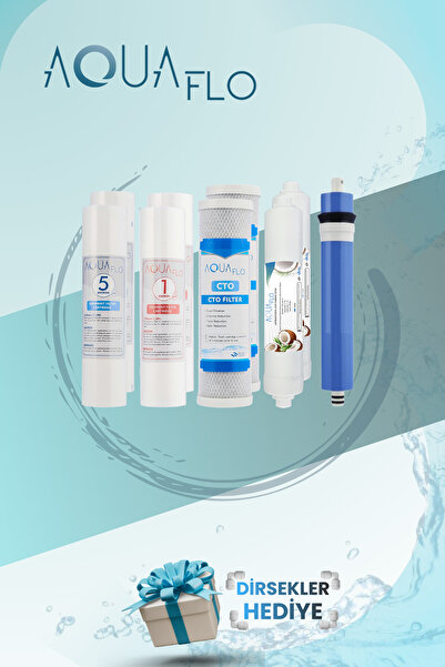 AQUAFLO Açık Kasa 8li Filtresi Standart Membran