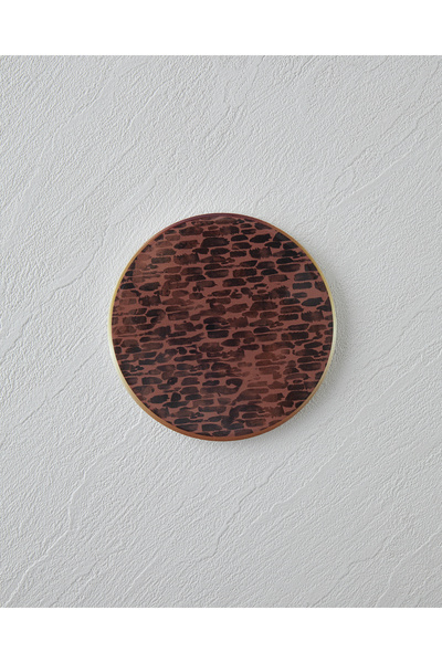 English Home Leoterra Seramik Bardak Altlığı 11 cm Kahverengi