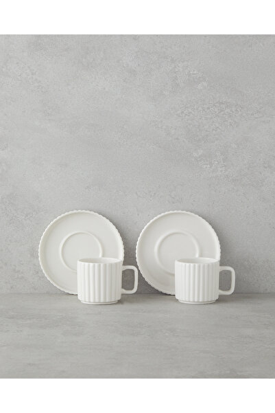 English Home Σετ φλιτζάνια καφέ Lunara Porcelain 4 τεμαχίων για 2 άτομα 90 ml...