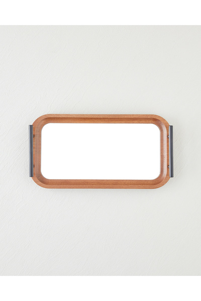 English Home Frida Dekoratif Tepsi 19x36 cm Kahve