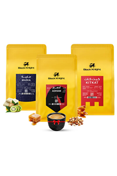 Black Knight باقة خاصة من حبوب البن الكاملة، 3 حبوب قهوة فاخرة