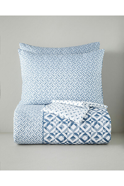 English Home Σετ Παπλωματοθήκη Διπλή Symetra με Σεντόνια που Σιδερώνονται Εύκ...