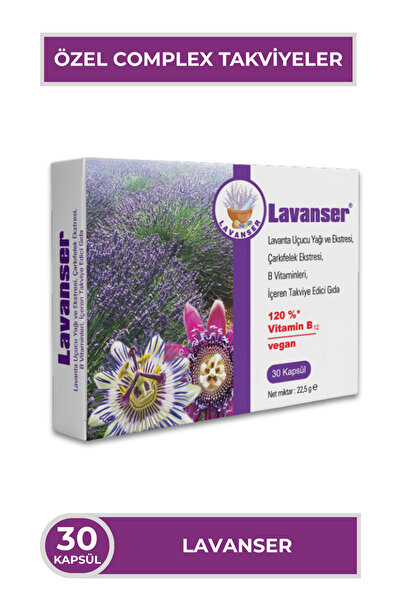 Ligone Lavanser 30 Vejetaryen Kapsül
