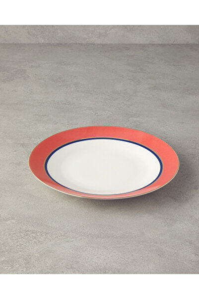 English Home Carny Bone Porselen Servis Tabağı 25 cm Turuncu