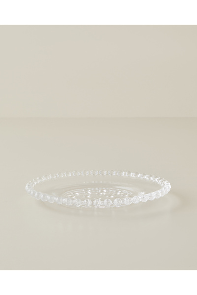 English Home Bubbles Cam Farfurie pentru prăjituri 19 cm Transparentă