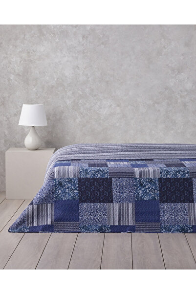 English Home Bleublanc Patch Двойно многофункционално покритие 200x220 cm Синьо