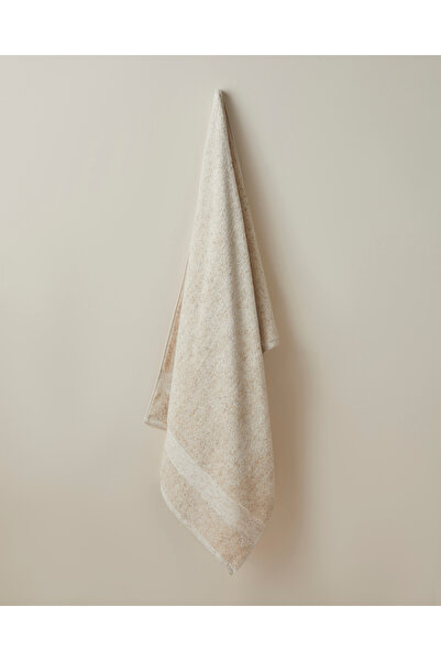 English Home Prosop de baie din bumbac melange 80x150 cm Bej Melange