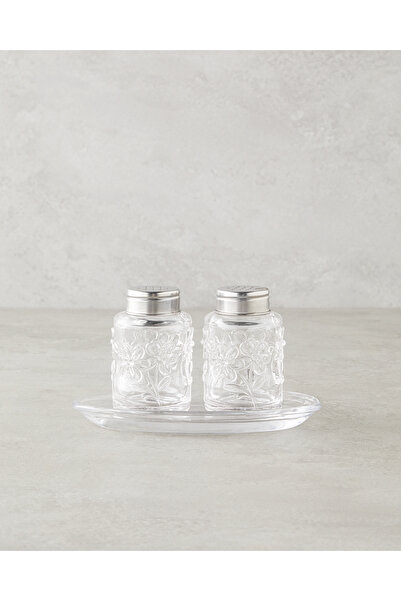 English Home Orphia Cam 2'li Tuzluk - Biberlik 6x9 cm Şeffaf