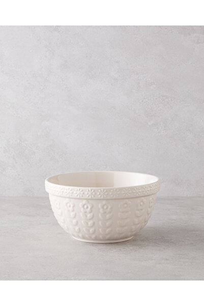 English Home Soft Bloom Stoneware Karıştırma Kabı 23 cm Krem