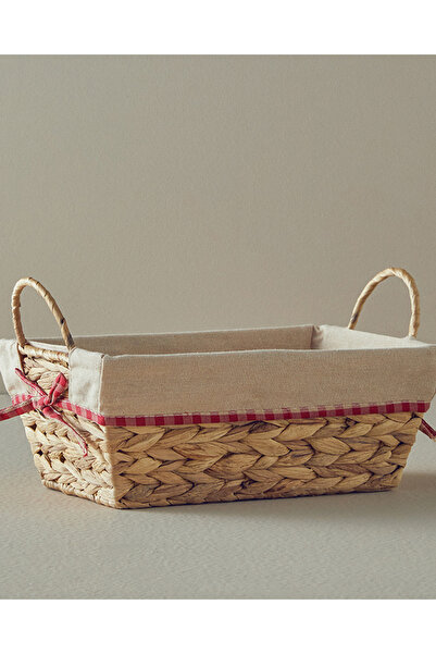 English Home Allure Hasır Ekmek Sepeti Bej
