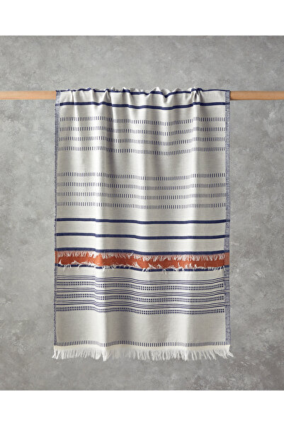 English Home Modern Line Pamuklu Peştamal 90x150 cm Açık Bej-Kiremit