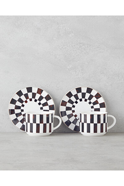 English Home Emberly New Bone China 4 Parça 2 Kişilik Çay Fincanı Takımı 230 ...