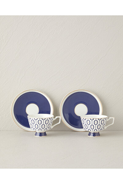 English Home Octavia New Bone China 4 Parça 2 Kişilik Kahve Fincan Takımı 90 ...