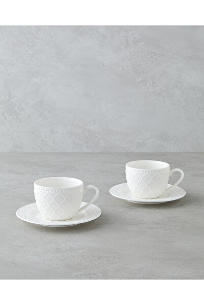 English Home Carmen New Bone China 4 Parça 2 Kişilik Çay Fincanı Takımı 220 m...